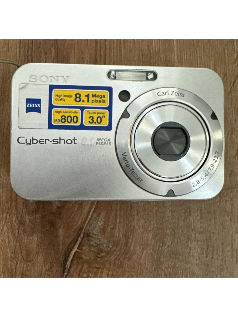 Sony Cyber-shot DSC-N1 8.1MP Digital Camera Touchscreen TESTED + Charger Case